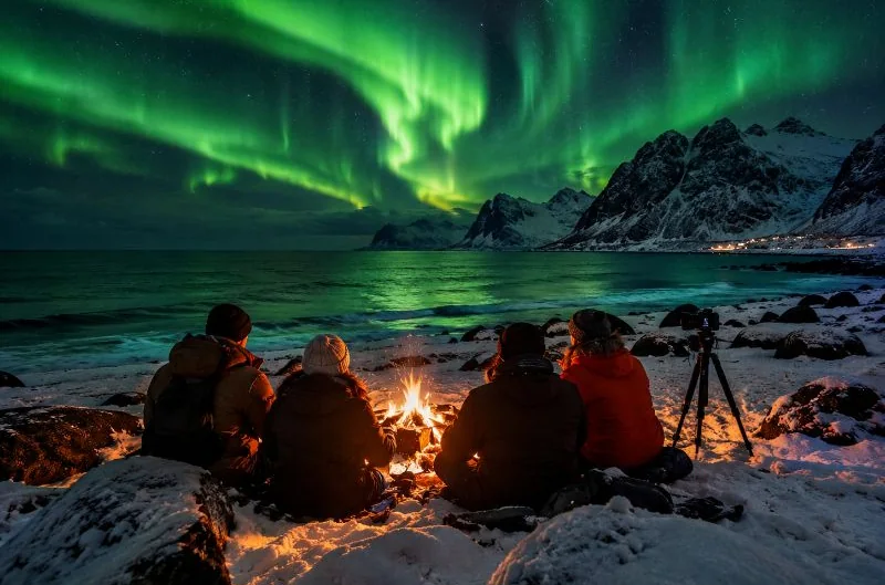 Notte in piccolo gruppo per l'Aurora Boreale